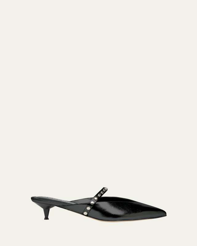 Studded Strap Mules